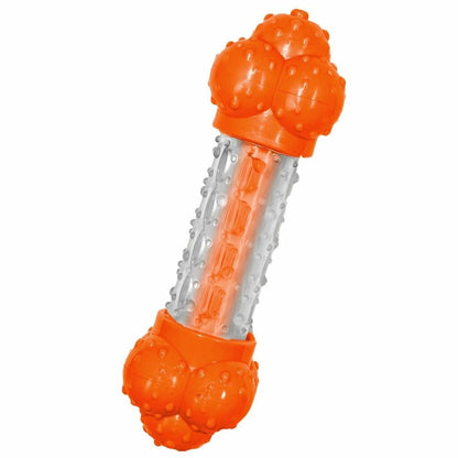 Dog chewing toy Nylabone Orange Bacon Artificial L Nylabone