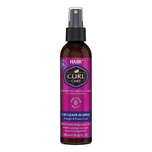 Conditioner Spray HASK Curl Care 5 in 1 Curly Hair (175 ml) HASK