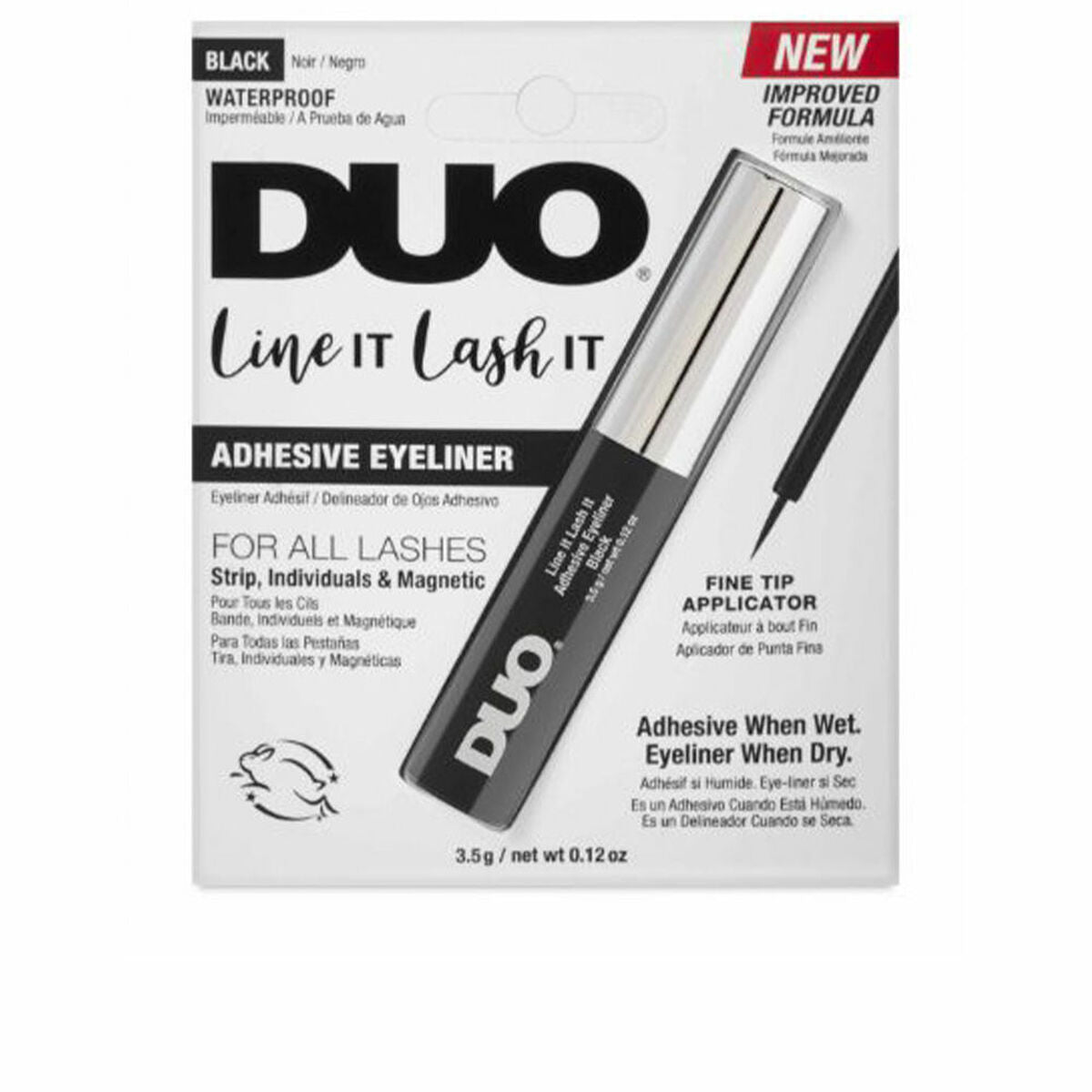 False Eyelash Applicator Ardell Pro Duo Adhesive Eyeliner Adhesive Black 3,5 g Ardell