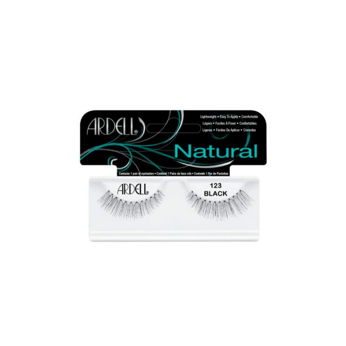 Set of false eyelashes Ardell Natural Nº 123 Black Ardell