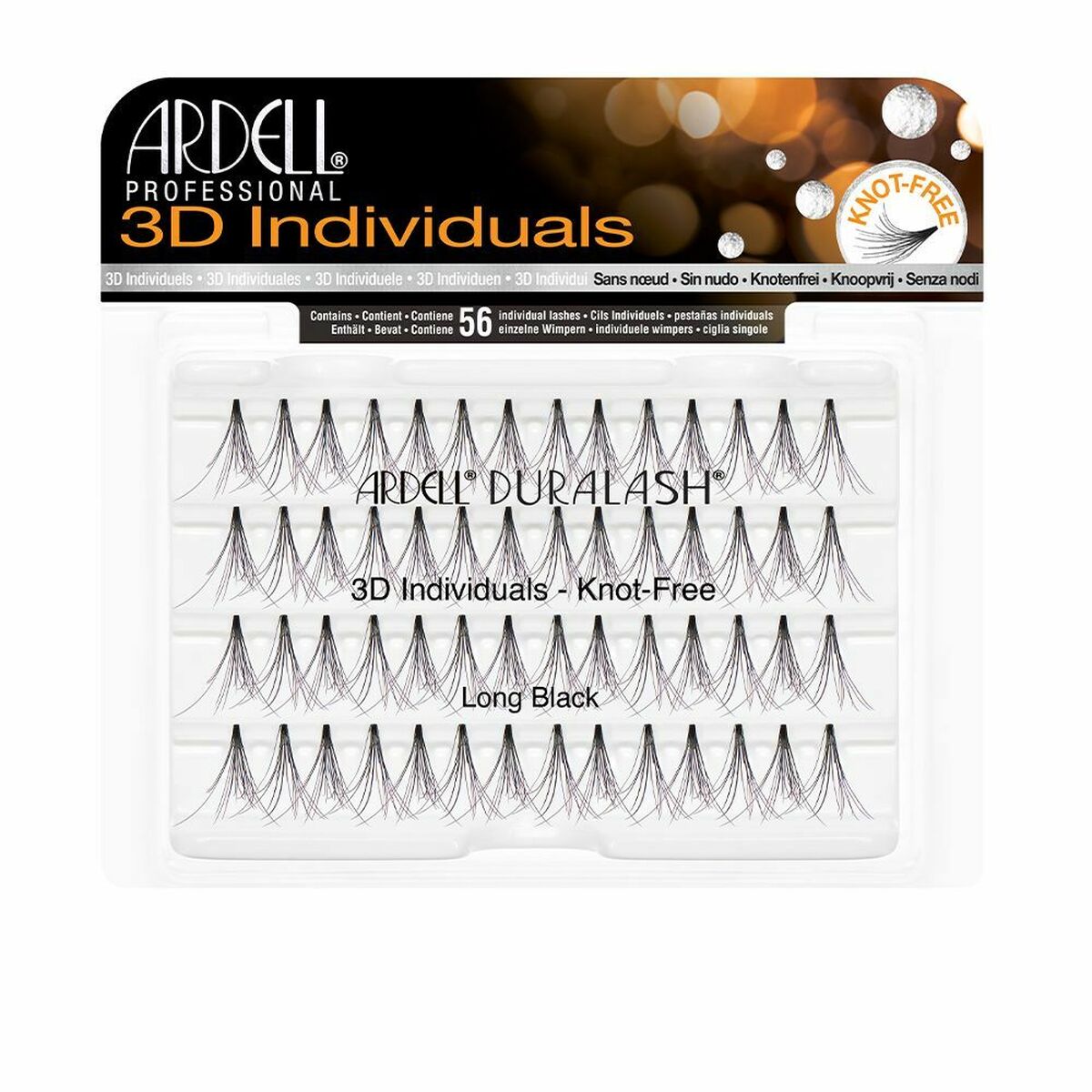 False Eyelashes Ardell 3D Long Black Ardell