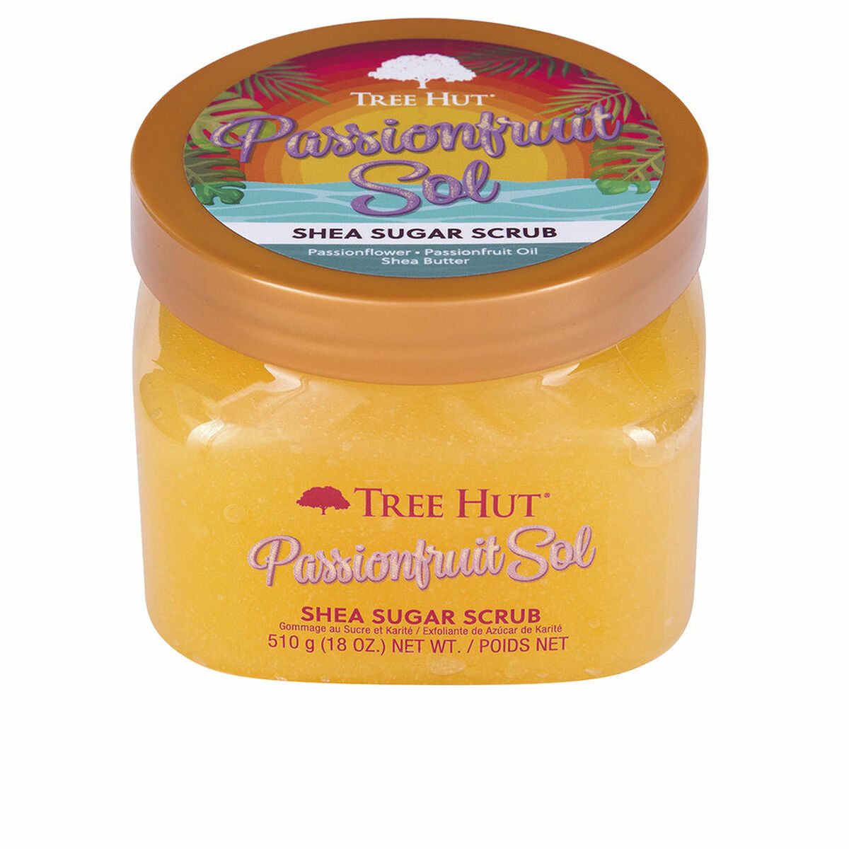 Body Exfoliator Tree Hut Passionfruit Sol 510 g Tree Hut