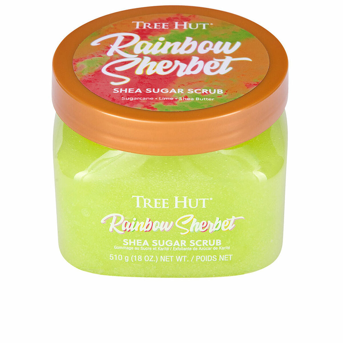 Body Exfoliator Tree Hut Rainbow Sherbet 510 g Tree Hut