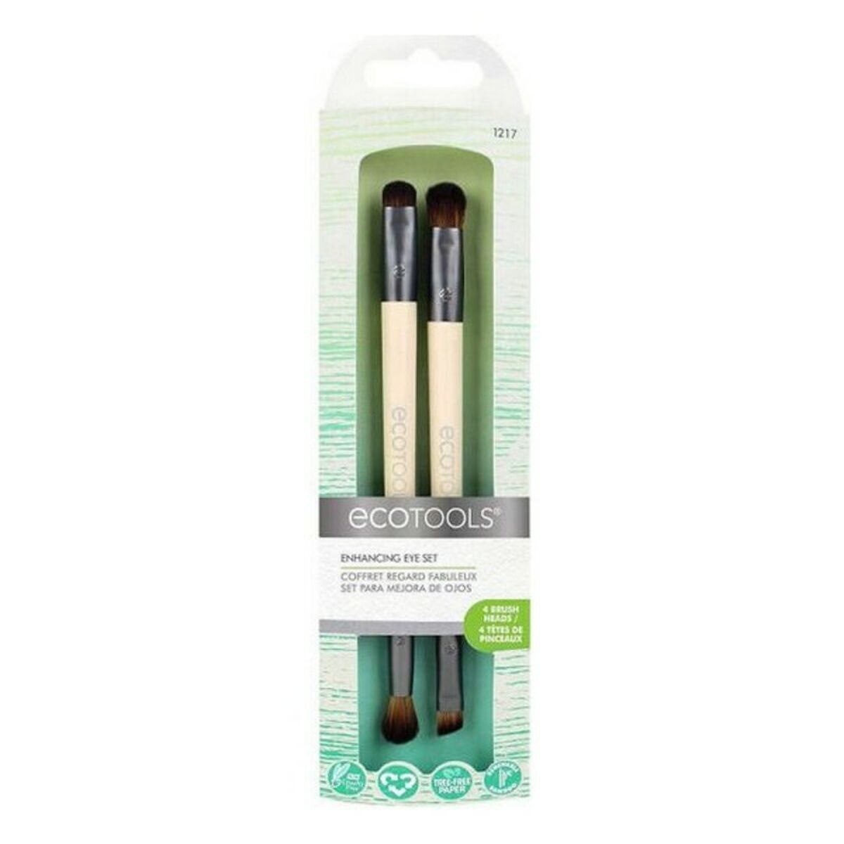 Set of Make-up Brushes Eye Enhancing Ecotools 1217 (2 pcs) 2 Pieces Ecotools