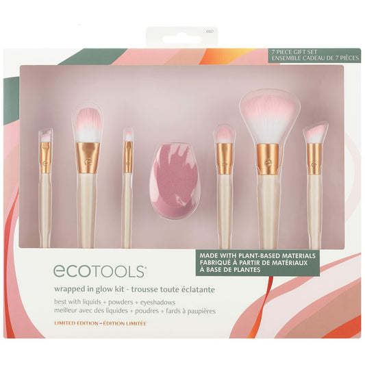 Set of Make-up Brushes Ecotools Wrapped In Glow Limited edition 7 Pieces Ecotools