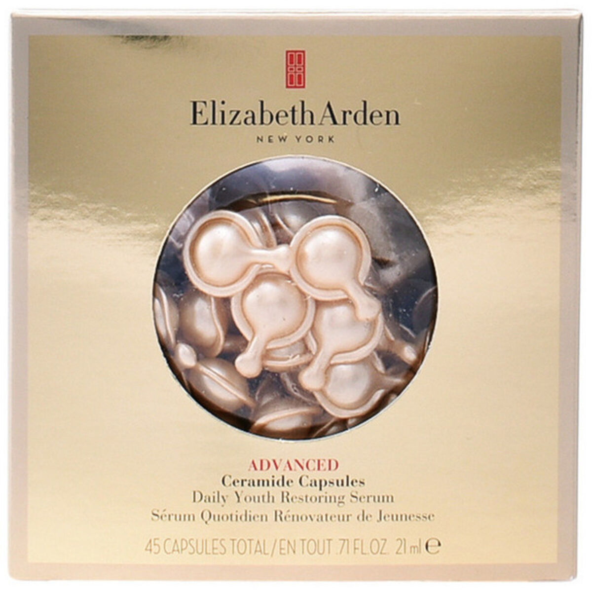 Facial Serum Advanced Ceramide Elizabeth Arden Advanced Ceramide Capsules (45 uds) Elizabeth Arden