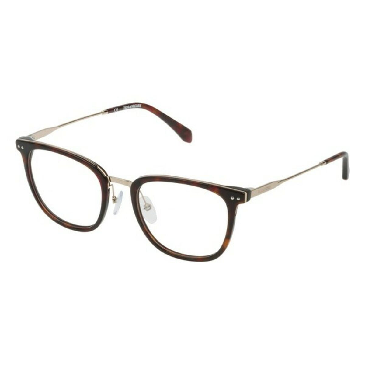 Men' Spectacle frame Zadig & Voltaire VZV186510722 Brown Ø 51 mm