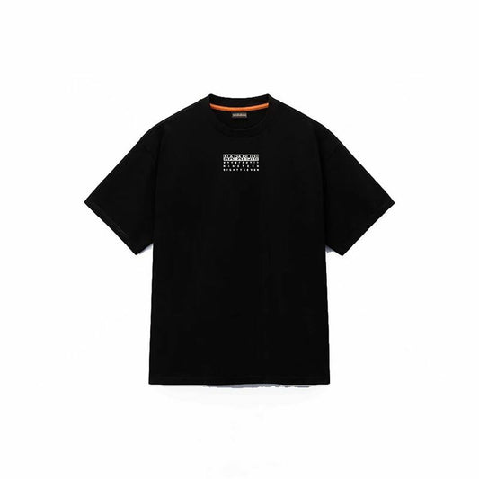 Men’s Short Sleeve T-Shirt Napapijri S-Premium Ss Black