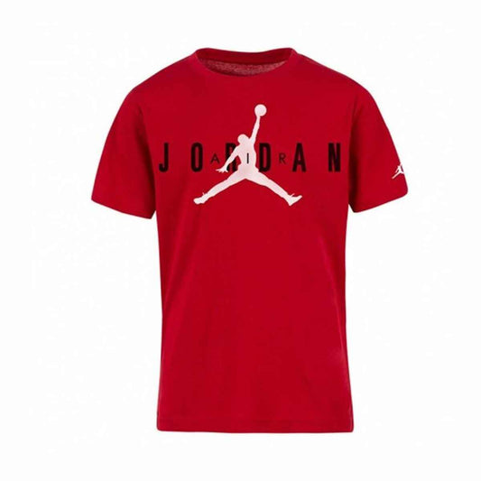 Child's Short Sleeve T-Shirt Jordan Jumpman Sustainable Graphi Red