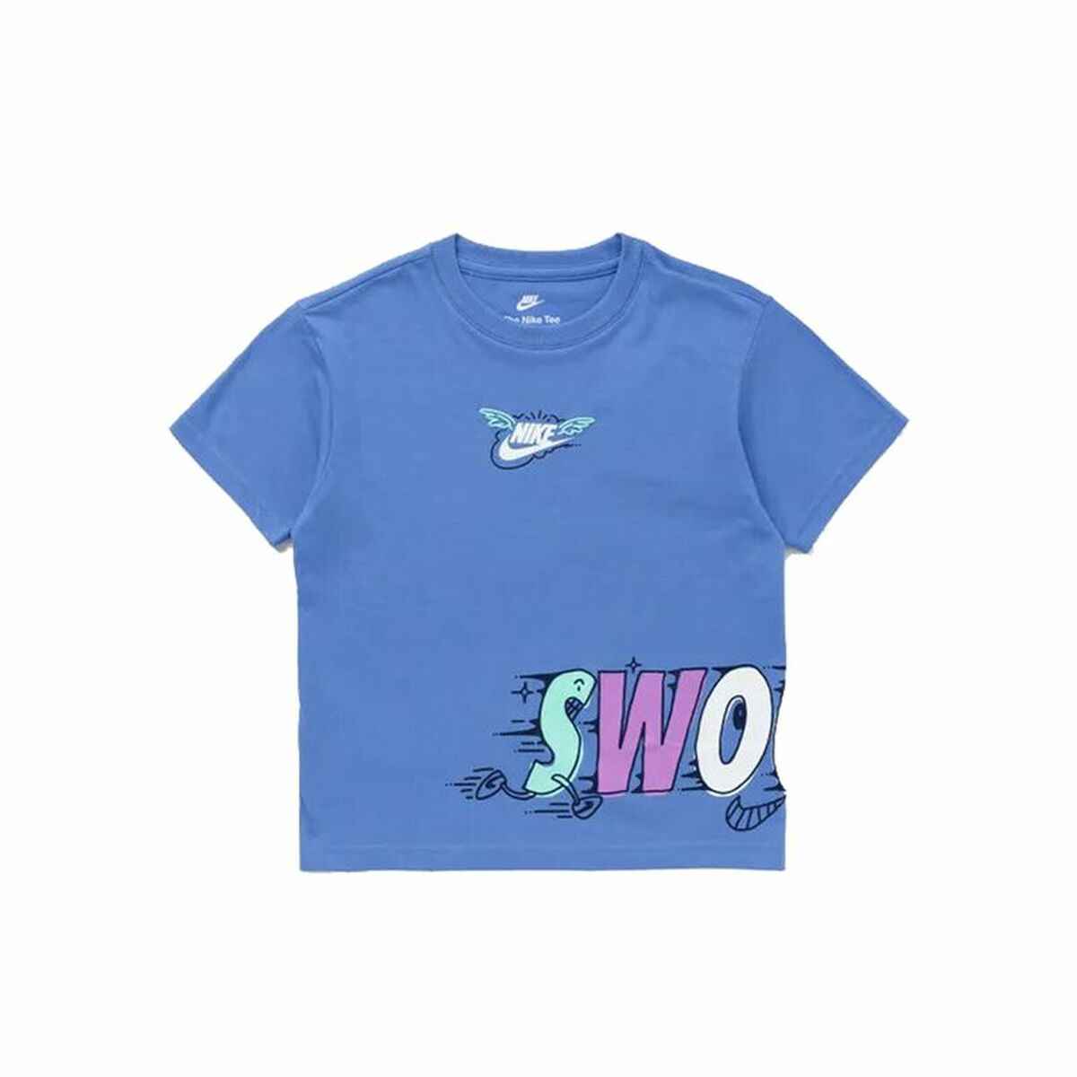 Child's Short Sleeve T-Shirt Nike Nsw Art Rlxd Ss Gfx Niño Nike Polar Indigo