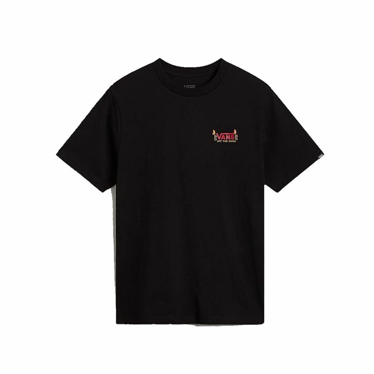 Child's Short Sleeve T-Shirt Vans Squatch Songs Ss Crew Black