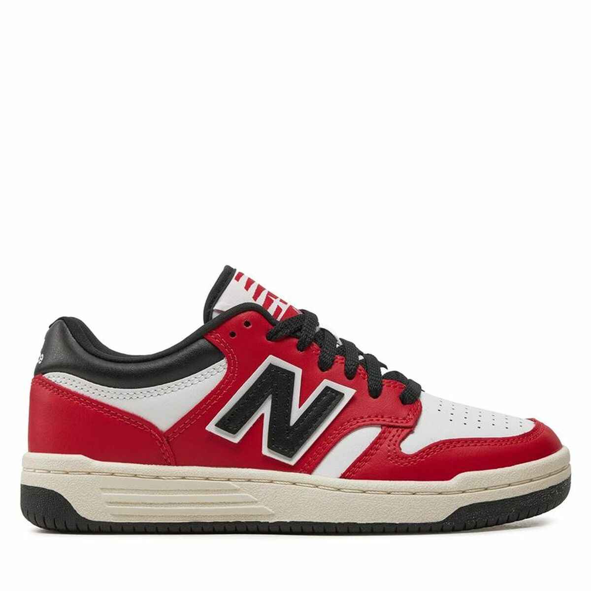 Sports Shoes for Kids New Balance 480 White Red