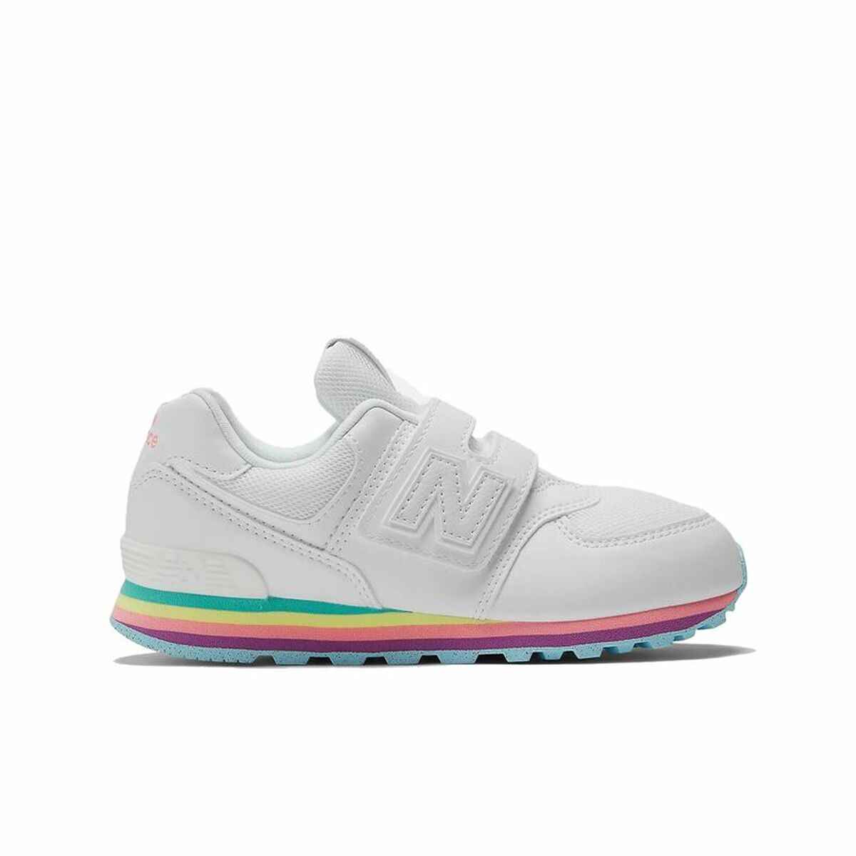 Sports Shoes for Kids New Balance 574 Core Hook Loop White