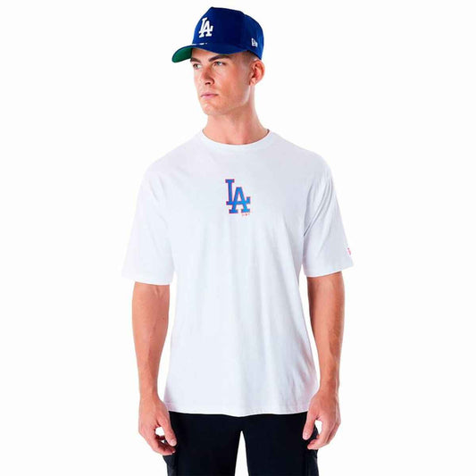 Men’s Short Sleeve T-Shirt New Era MLB WORLD SERIES OS LA Dodgers Hombre