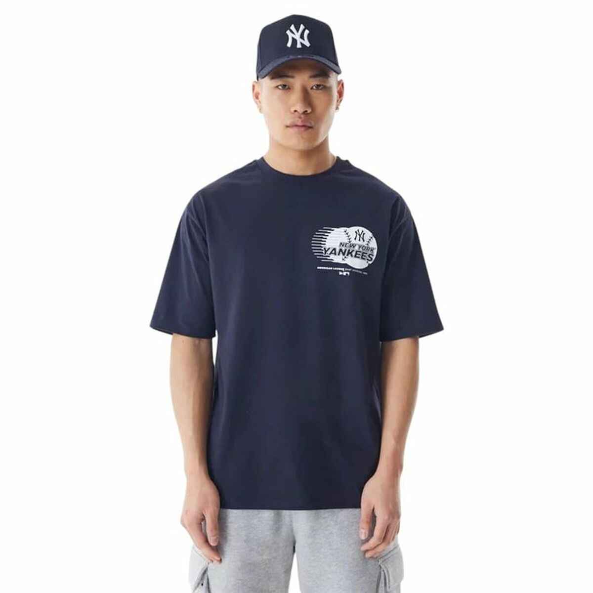 Men’s Short Sleeve T-Shirt New Era BASEBALL GRPHIC OS New York Yankees