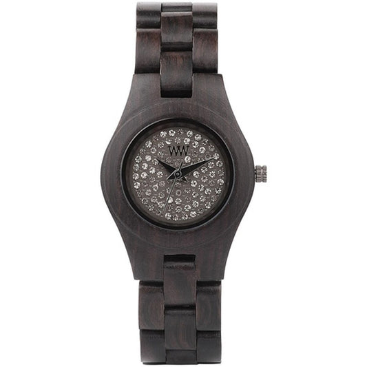 Ladies'Watch We Wood MOON CRYSTAL BLACK We Wood