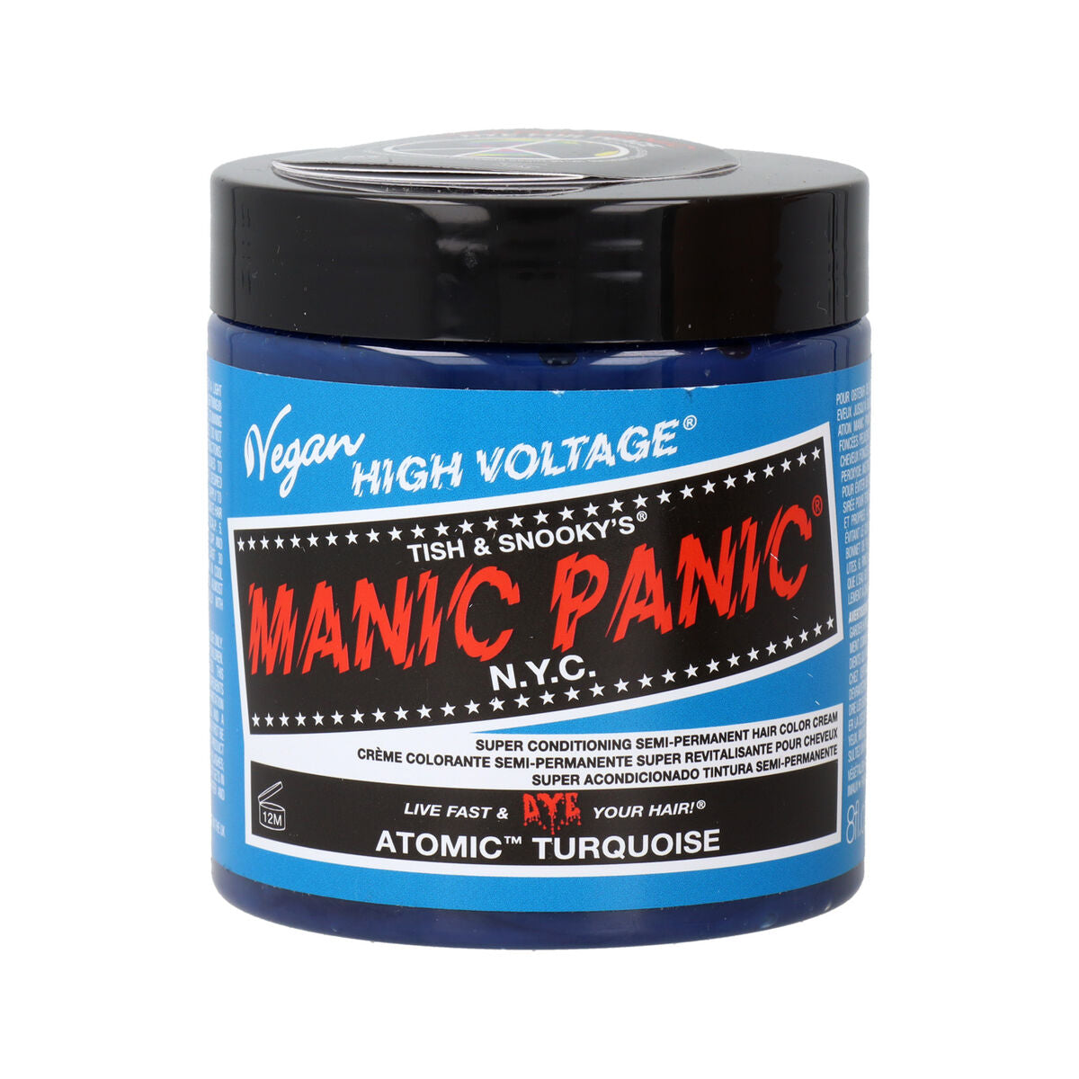 Semi-permanent Colourant Manic Panic Panic High Turquoise (237 ml)