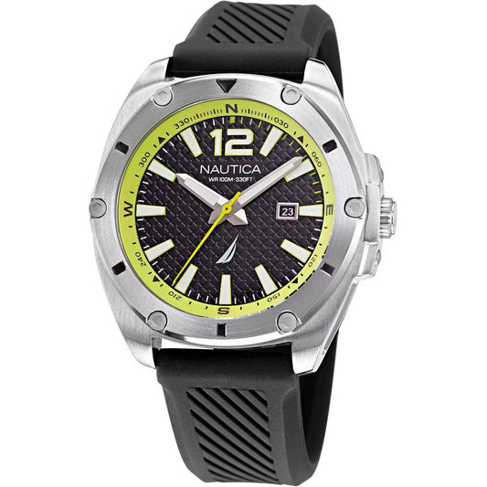 Men's Watch Nautica NAPTCS222 Black (Ø 44 mm) Nautica