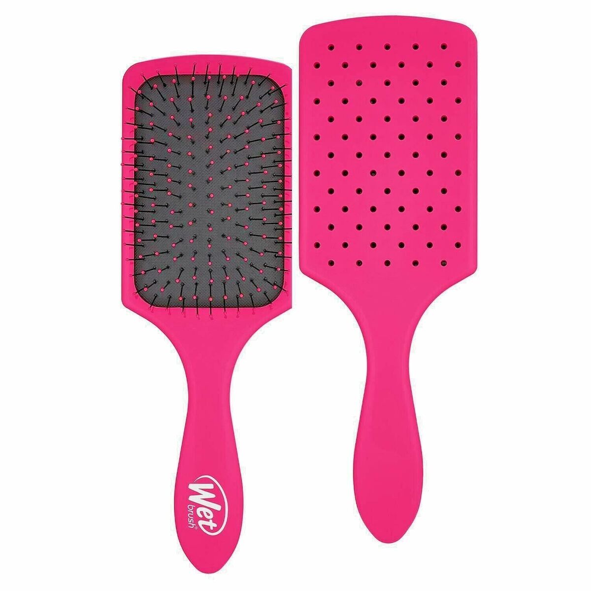 Detangling Hairbrush The Wet Brush Pink Rectangular