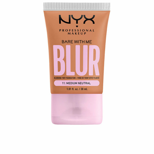 Crème Make-up Base NYX Bare With Me Blur Nº 14 Medium tan 30 ml NYX