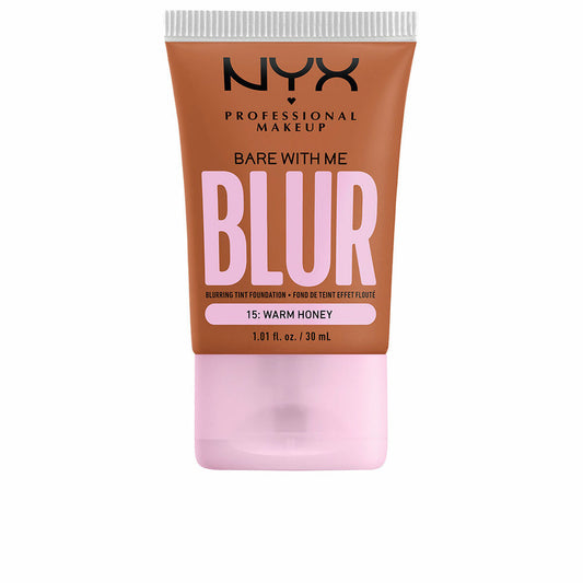 Crème Make-up Base NYX Bare With Me Blur Nº 15 Warm honey 30 ml NYX