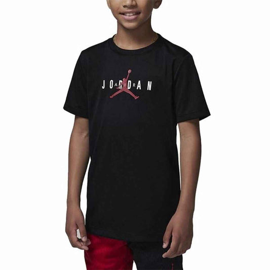 Child's Short Sleeve T-Shirt Jordan Jumpman Sustainable Black