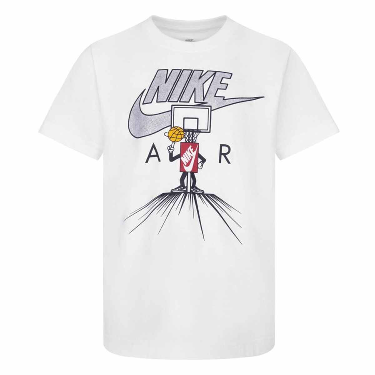 Child's Short Sleeve T-Shirt Nike Icons Of Play White