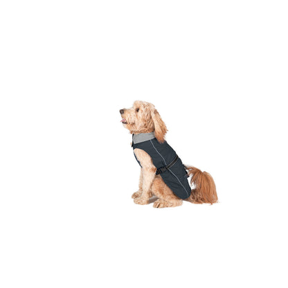 Dog raincoat Dog Gone Smart Black 40 cm Dog Gone Smart