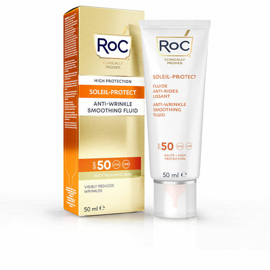 Facial Sun Cream Roc Protección Solar 50 ml Spf 50 Roc