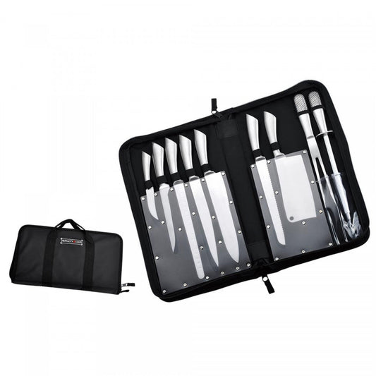 Knife Set Royalty Line Silver Stainless steel 21 x 41 x 1 cm Royalty Line