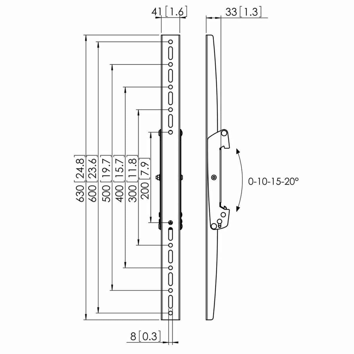 TV Mount Vogel's 7233060 80 kg