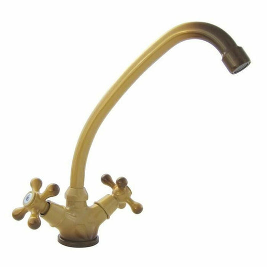 Mixer Tap Rousseau Brown Stainless steel Brass