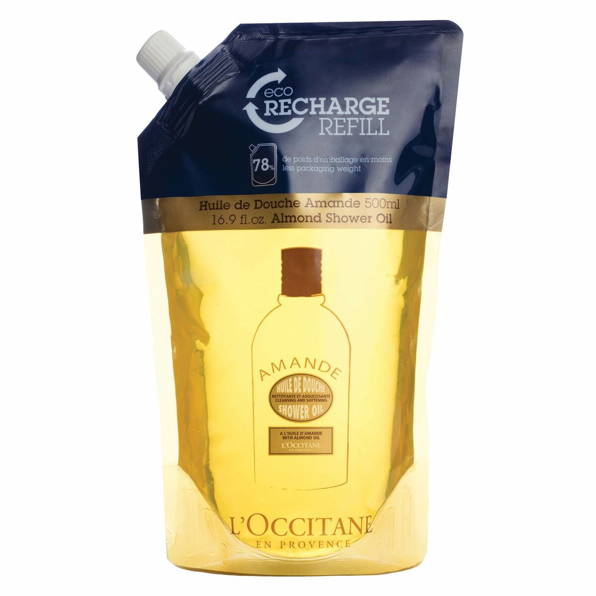 Shower Oil L'Occitane En Provence Almendra 500 ml Refill Almond LOccitane En Provence