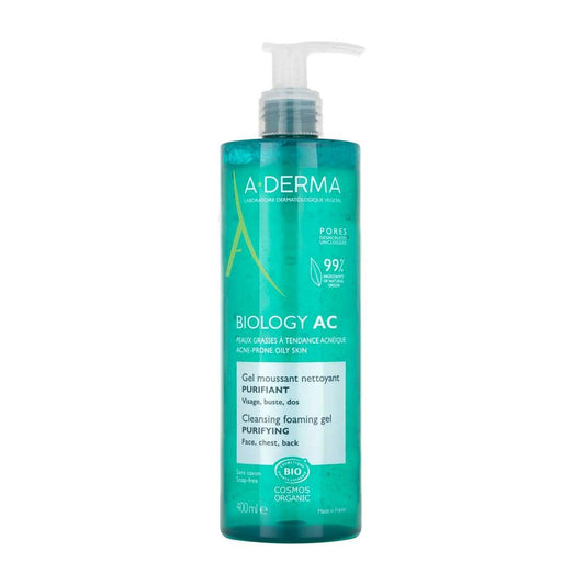 Facial Cleansing Gel A-Derma Biology Ac 400 ml A-Derma