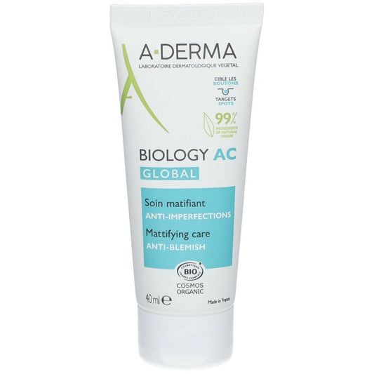 Day Cream A-Derma Biology Ac Global Soin Matifiant Anti-Imperfection