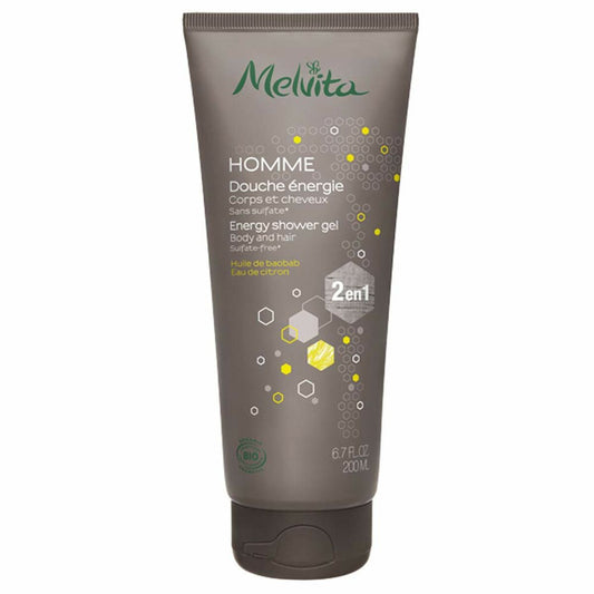 2-in-1 Gel and Shampoo Melvita MELVITA HOMME 200 ml Energizing Melvita