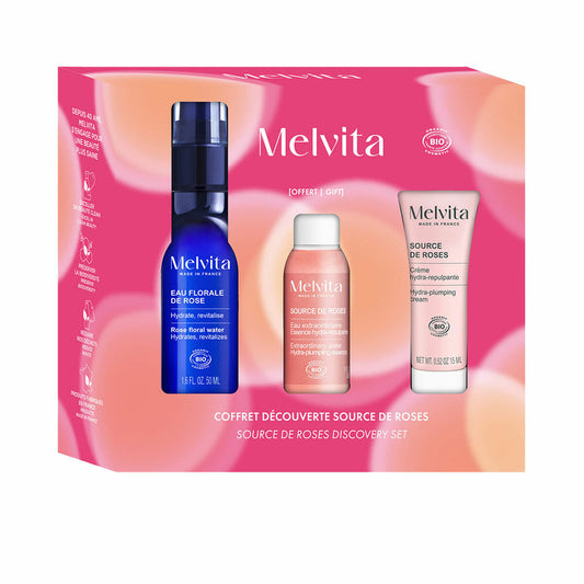 Unisex Cosmetic Set Melvita EAU DE FLEURS 3 Pieces Melvita