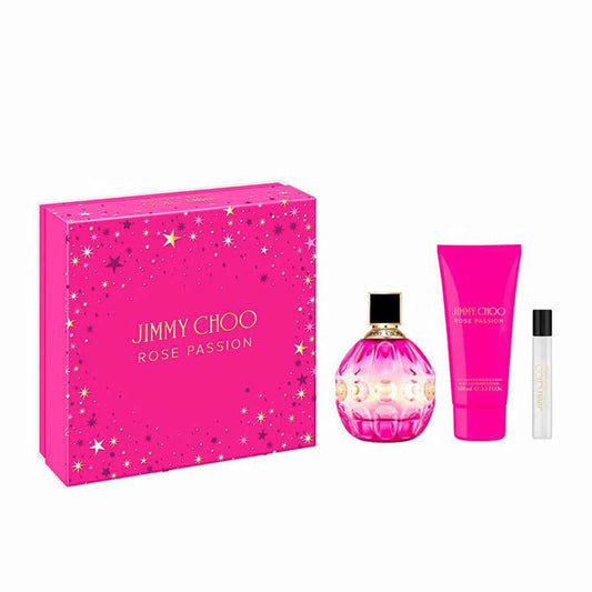 Women's Perfume Set Jimmy Choo ROSE PASSION 3 Pieces