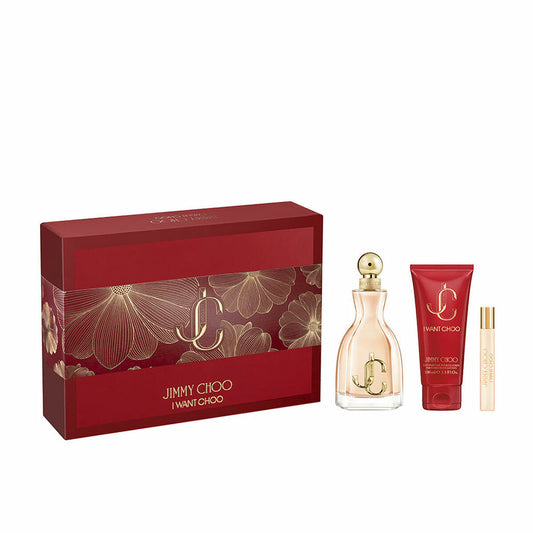 Women's Perfume Set Jimmy Choo I WANT CHOO EDP 3 Pieces Jimmy Choo