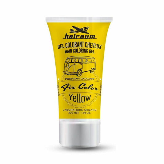 Non-permanent Colour Hairgum Fix Color Yellow Styling Gel (30 ml) Hairgum