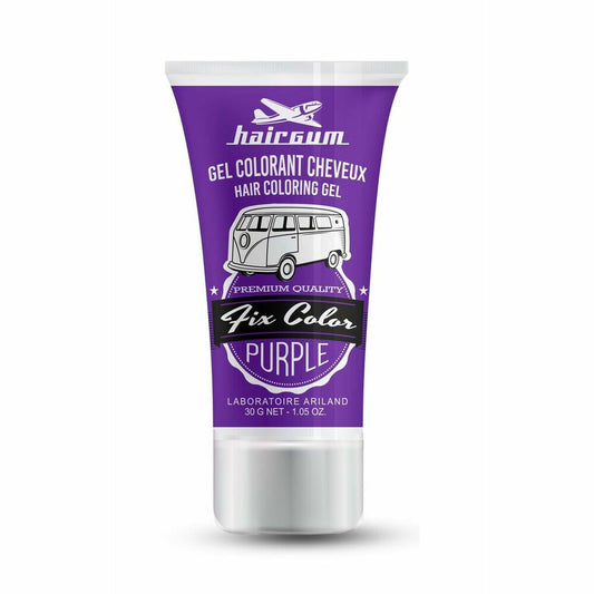 Non-permanent Colour Hairgum Fix Color Purple Styling Gel (30 ml) Hairgum