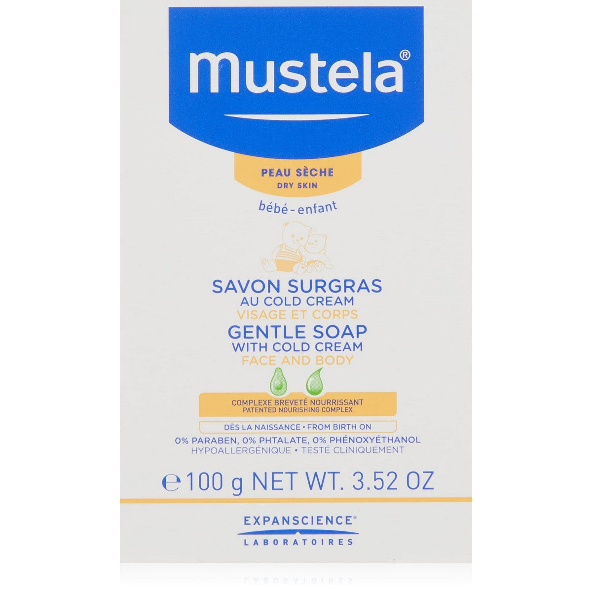 Soap Cake Mustela Cold Cream (100 g) Mustela