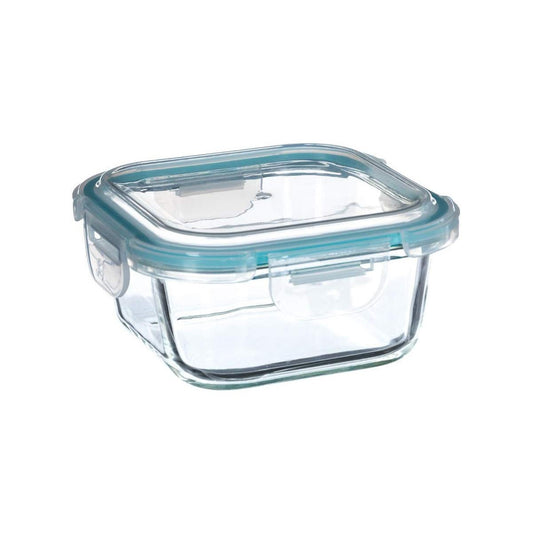 Lunch box 5five Simply Smart Blue Transparent Crystal 530 ml 13,8 x 13,8 x 6,8 cm