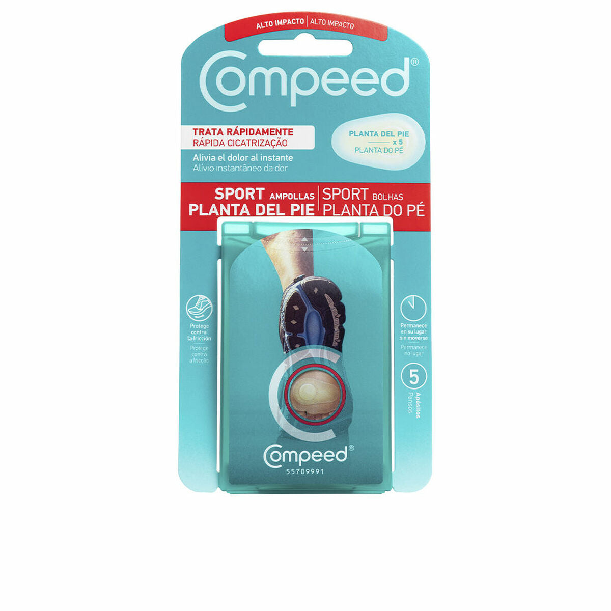 Plasters for blisters Compeed 5 Units Sole of the foot Compeed