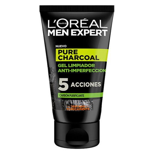 Facial Cleansing Gel Pure Charcoal L'Oreal Make Up 107 (100 ml) 100 ml LOreal Make Up