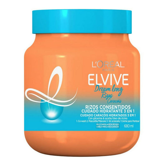 Hydrating Mask L'Oreal Make Up Elvive Dream Long 3-in-1 Marked and defined curls (200 ml) LOreal Make Up