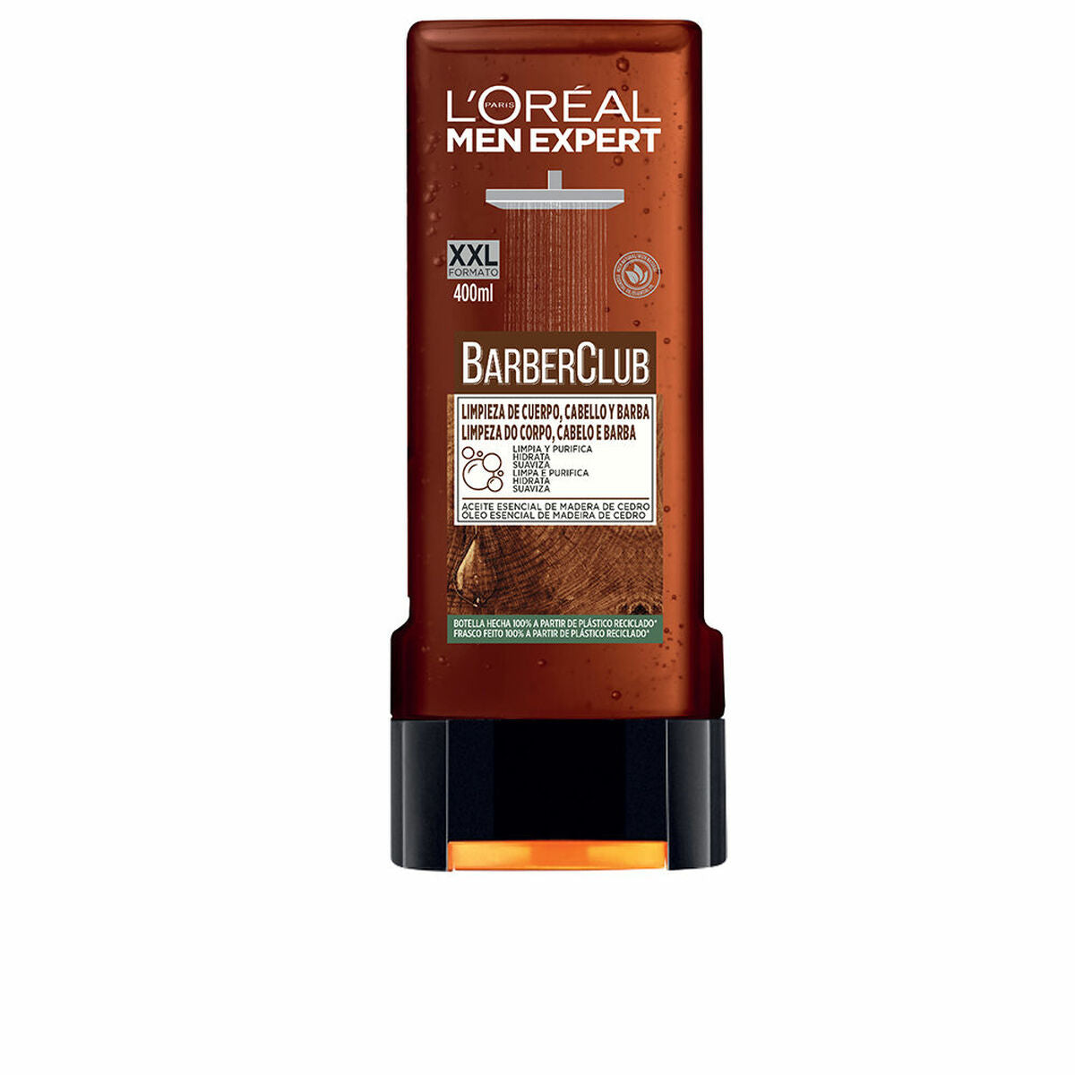 Moisturising Shower Gel L'Oreal Make Up Men Expert Barber Club cleaner (400 ml) LOreal Make Up