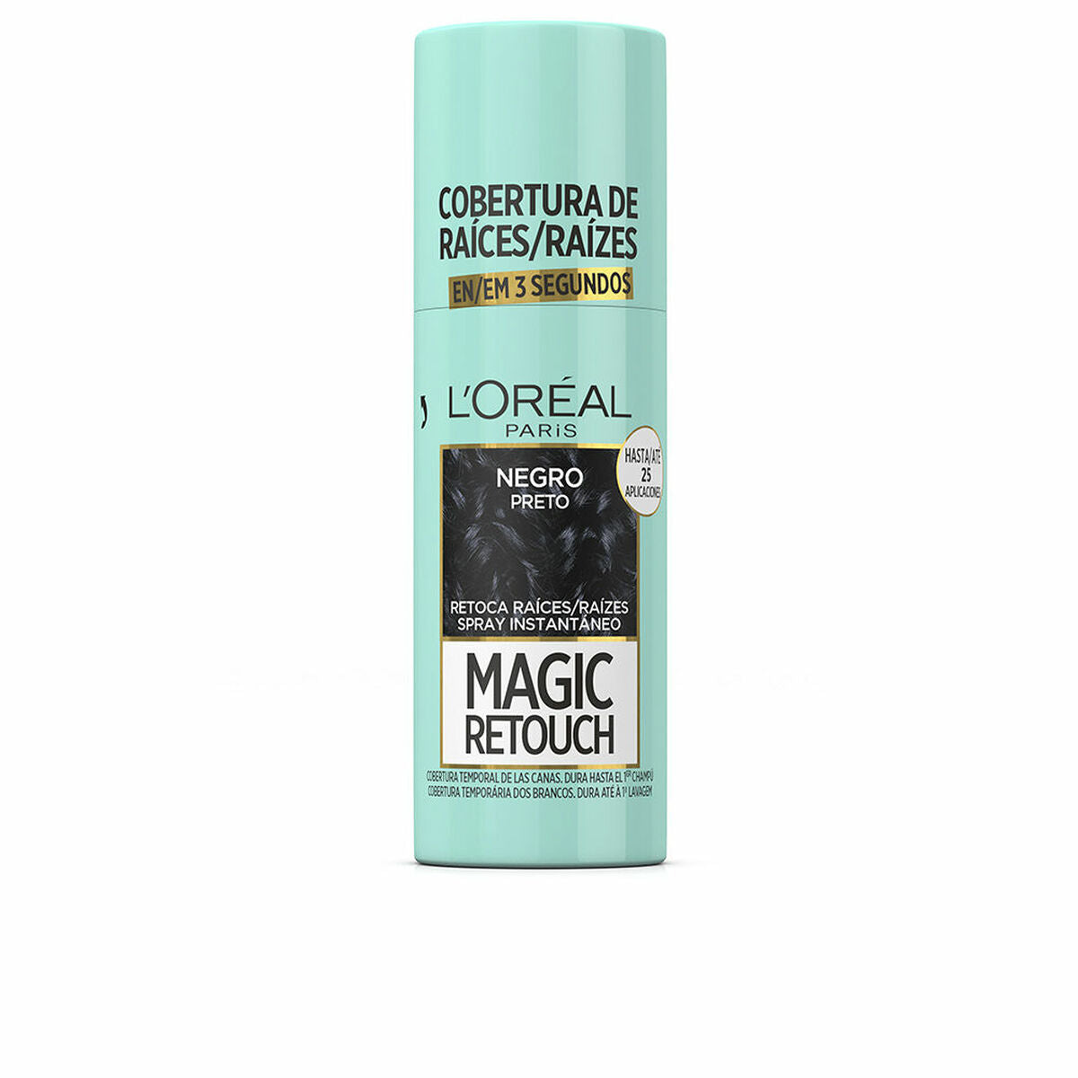 Temporary Corrector Spray for Roots L'Oréal Paris Magic Retouch Black 75 ml LOréal Paris