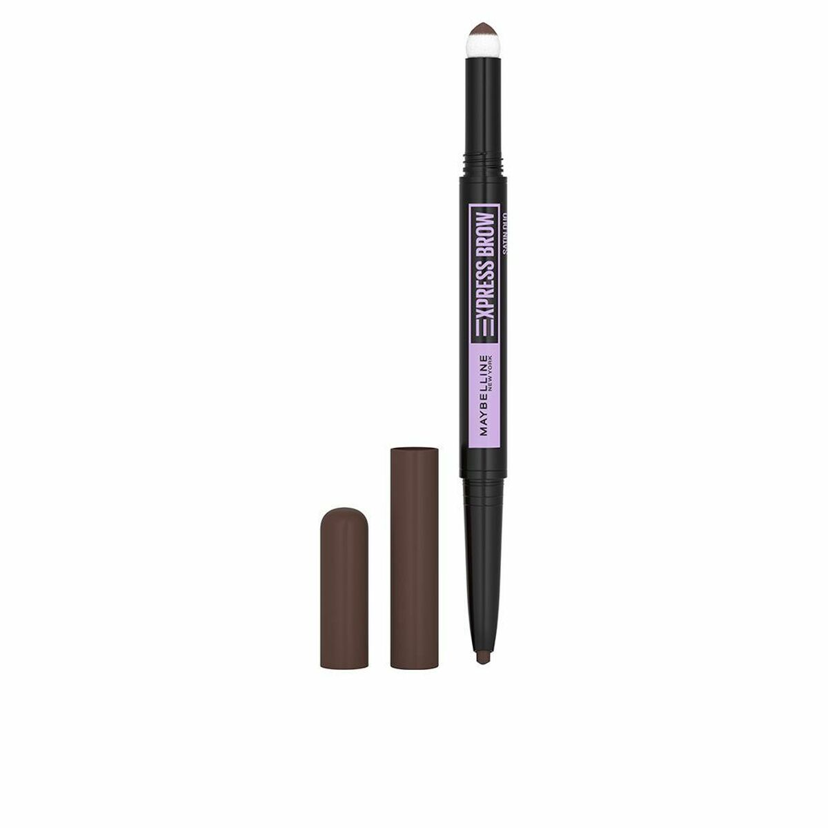 Eyebrow Pencil Maybelline Express Brow Satin Duo 04 Dark Brown Maybelline