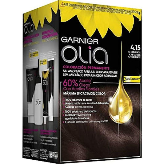 Dye No Ammonia Olia Garnier 3600541234574 Chocolate Garnier